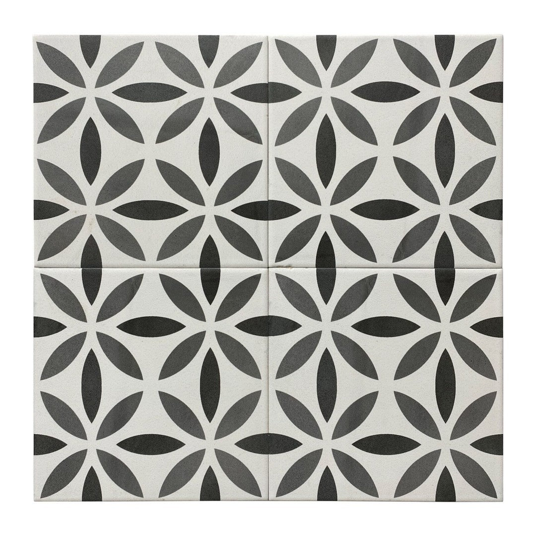 Keystone Aquarel Deco 6" x 6" Matte Porcelain Pool Tile
