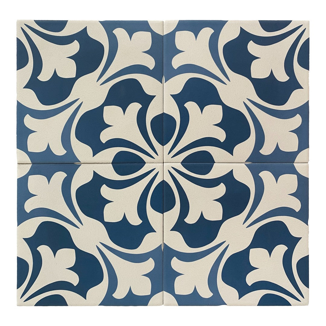 Keystone Aquarel Deco 6" x 6" Matte Porcelain Pool Tile