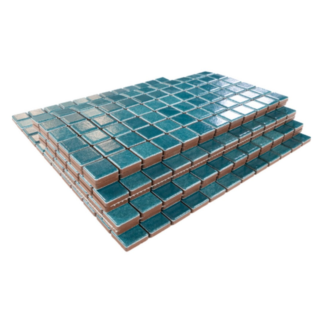 Keystone-Anthologhia-12"-x-12"-Semi-Gloss-Porcelain-Mosaic-Aralia