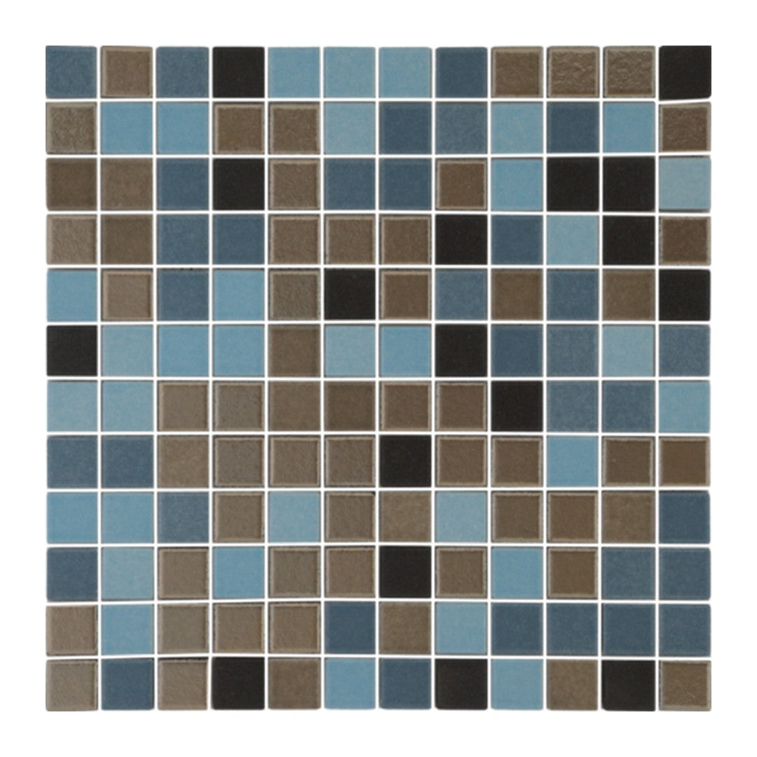 Keystone Mix Color 12" x 12" Matte Porcelain Mosaic