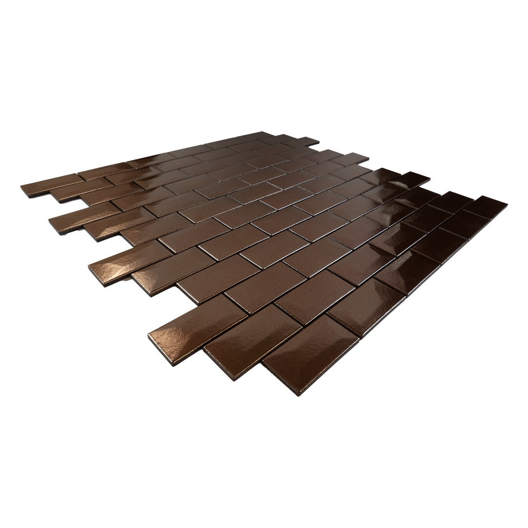 Keystone-Libra-12"-x-12"-Polished-Porcelain-Wall-Mosaic-Copper