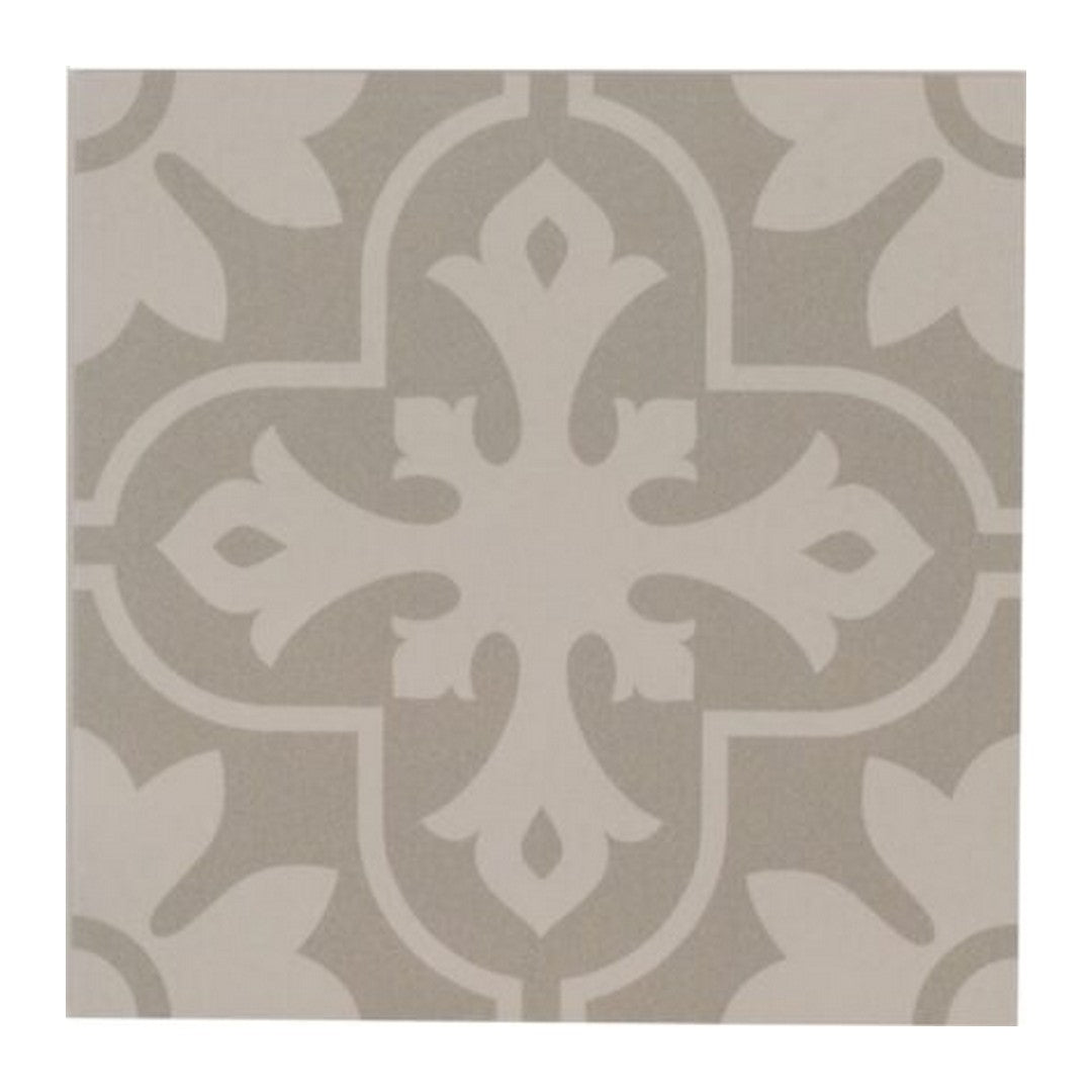 Keystone More Decor 8" x 8" Matte Porcelain Deco Tile