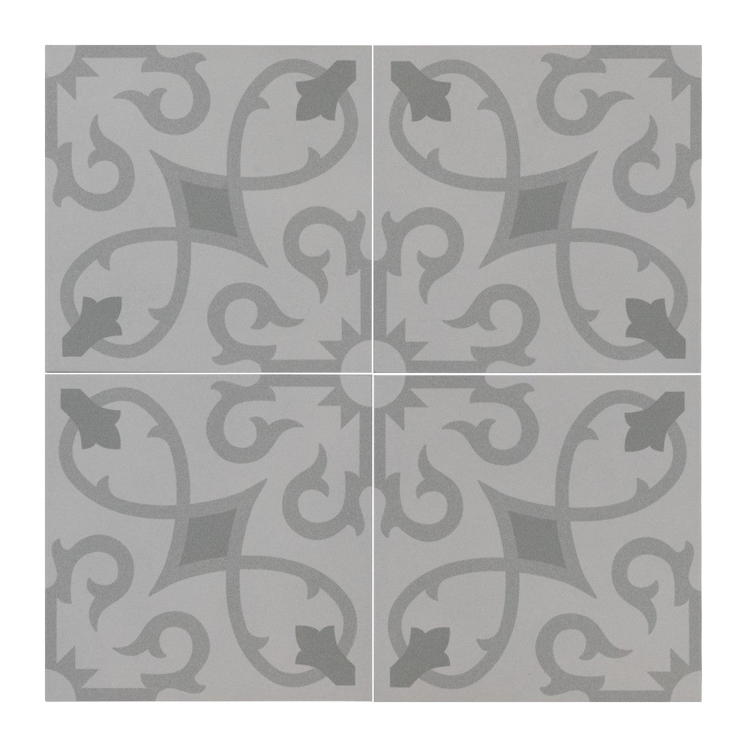 Keystone More Decor 8" x 8" Matte Porcelain Deco Tile