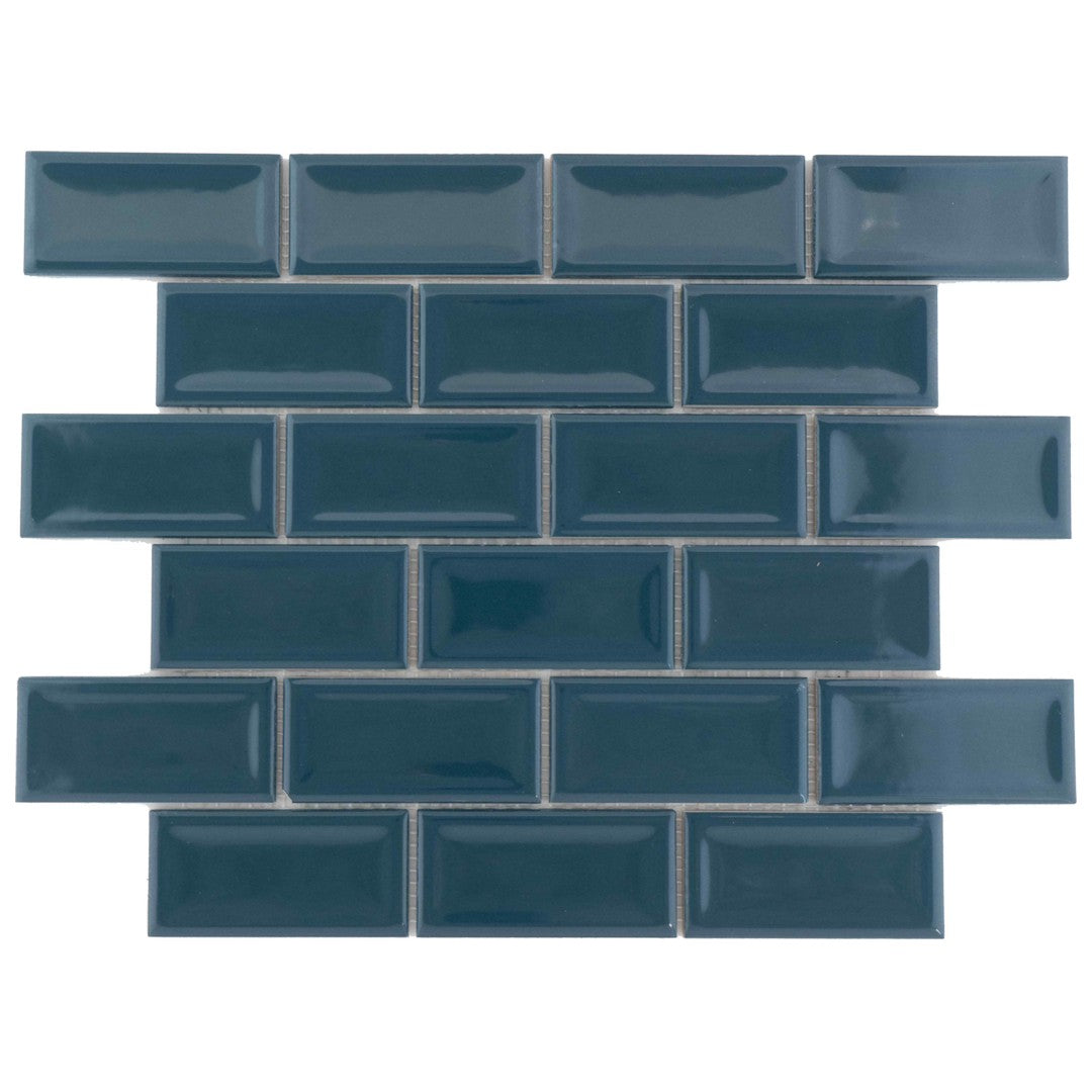 Keystone Twins 12" x 12" Glossy Porcelain Mosaic