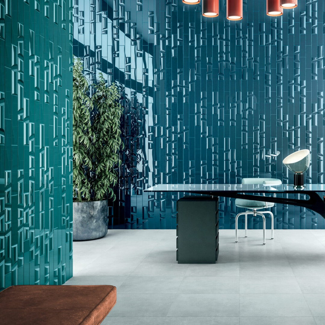 Keystone-Volume-No.14---4"-x-16"-Polished-Ceramic-Wall-Tile-Blue