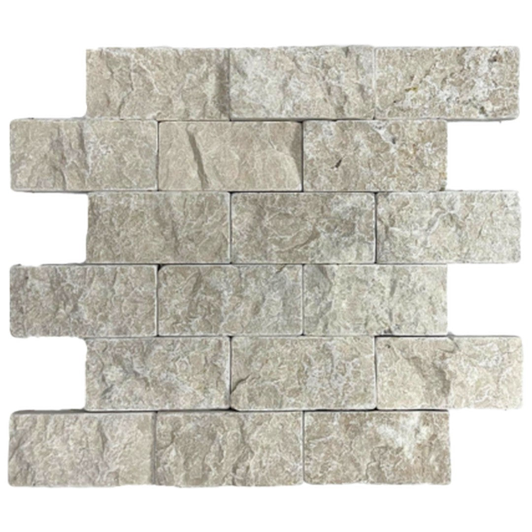 Keystone Caesars Palace 12" x 12" Split Face Natural Stone Mosaic