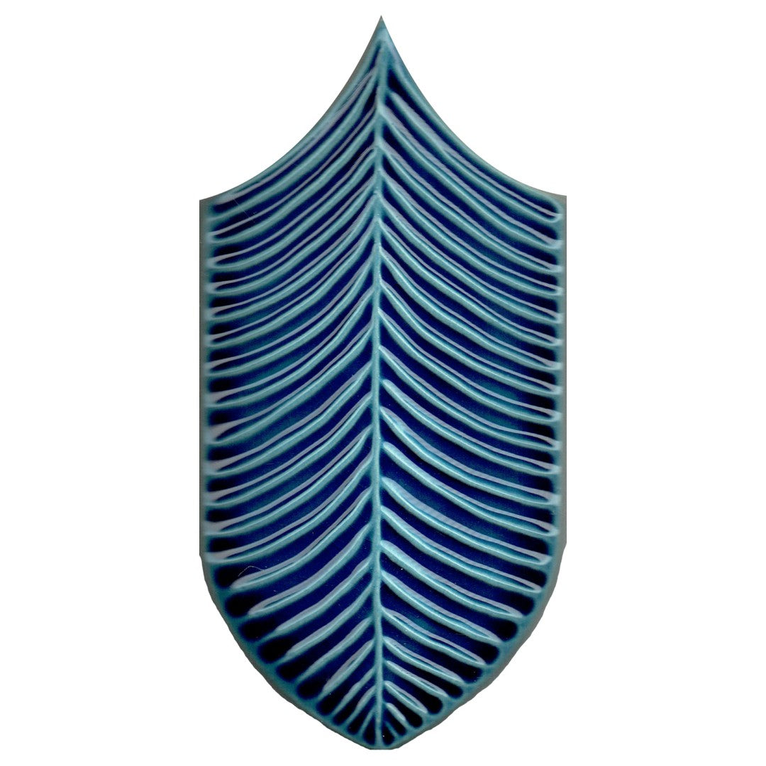 Keystone Calathea 4" x 8" Glossy Ceramic Deco Tile