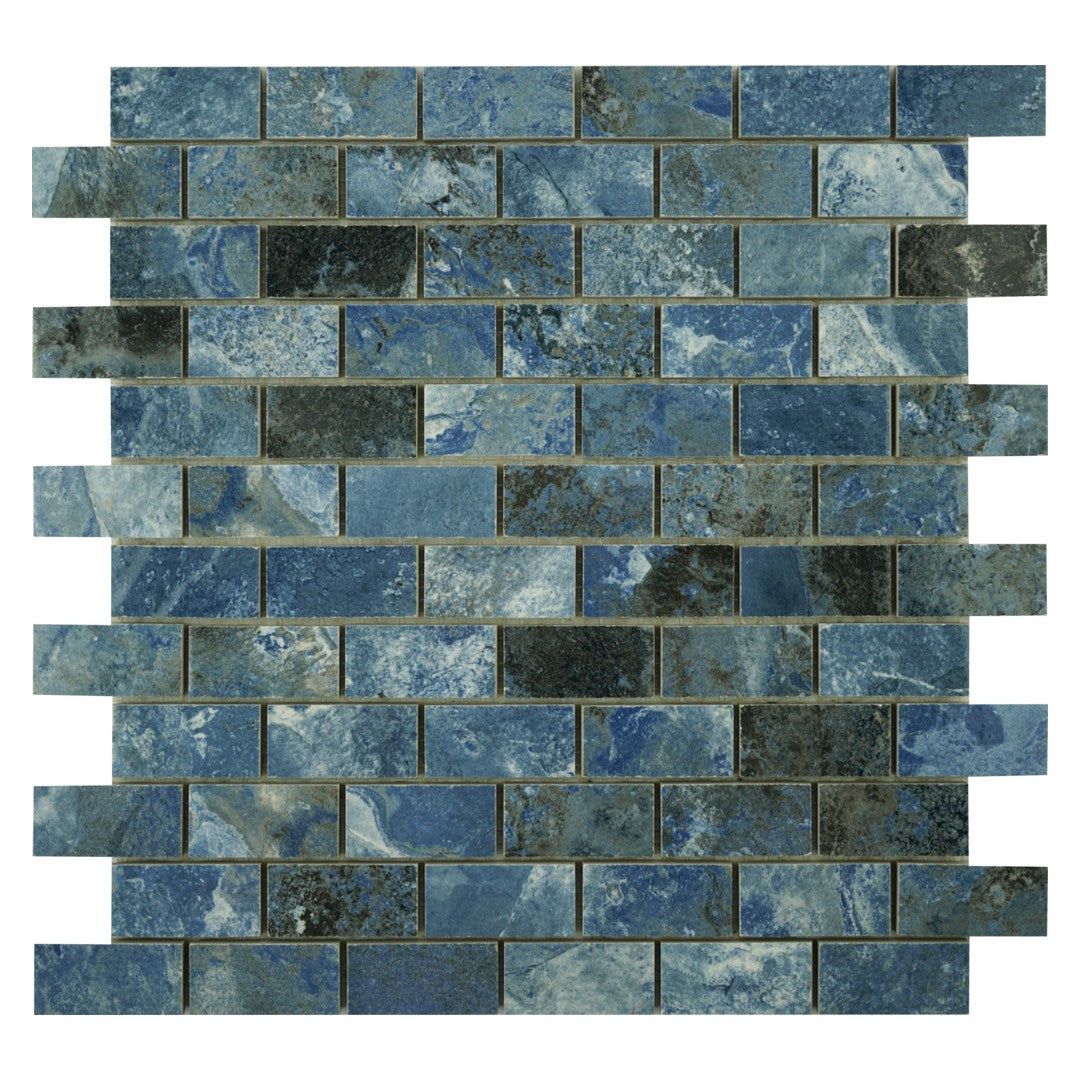 Keystone Crystal 12" x 12" Glossy Porcelain Mosaic
