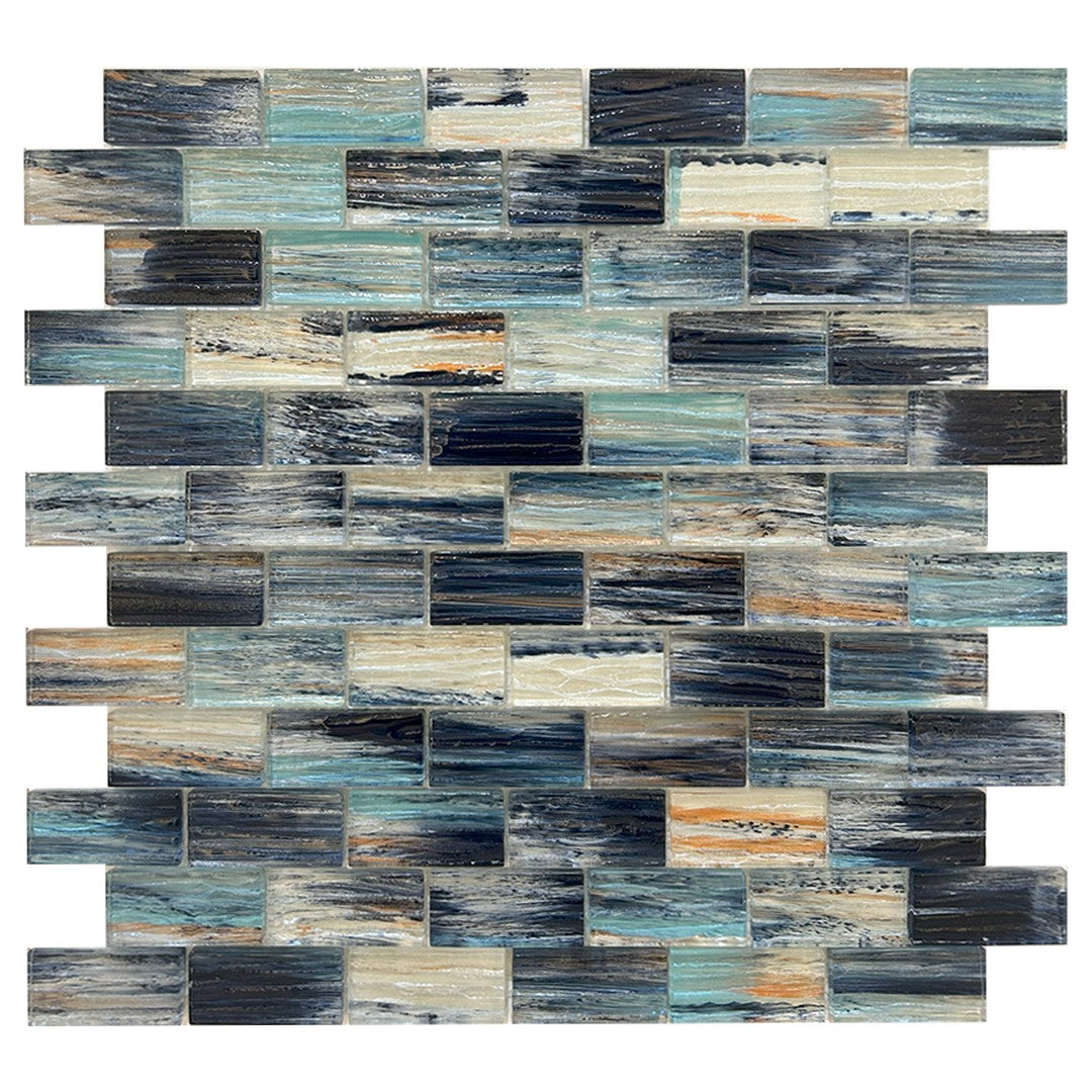 Keystone Ocean 12" x 12" Glass Mosaic