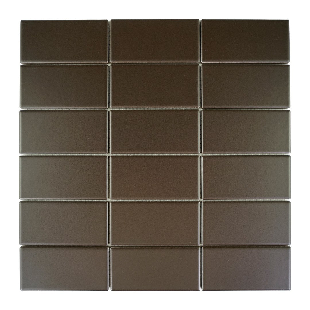 Keystone Set 2005 12" x 12" Porcelain 2x4" Mosaic