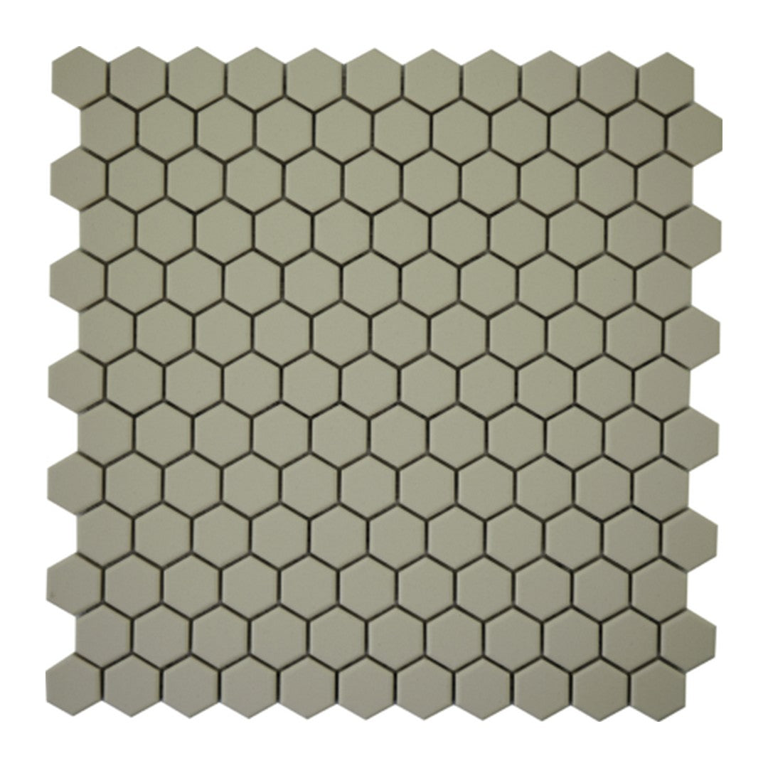 Keystone Pst6001 12" x 12" Porcelain Hexagon Mosaic