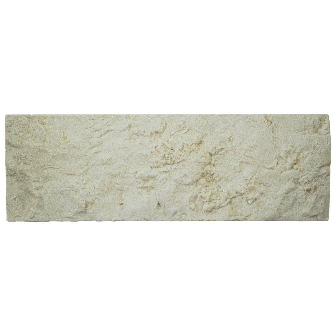 Keystone Ivory Extra 4" x 12" Split Face Natural Stone Mosaic