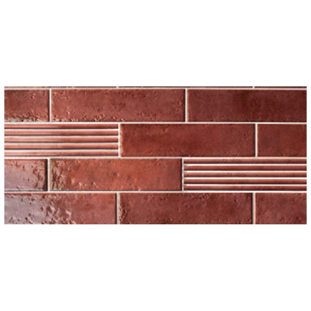 Keystone Oxida 3" x 12" Glossy Porcelain Wall Tile