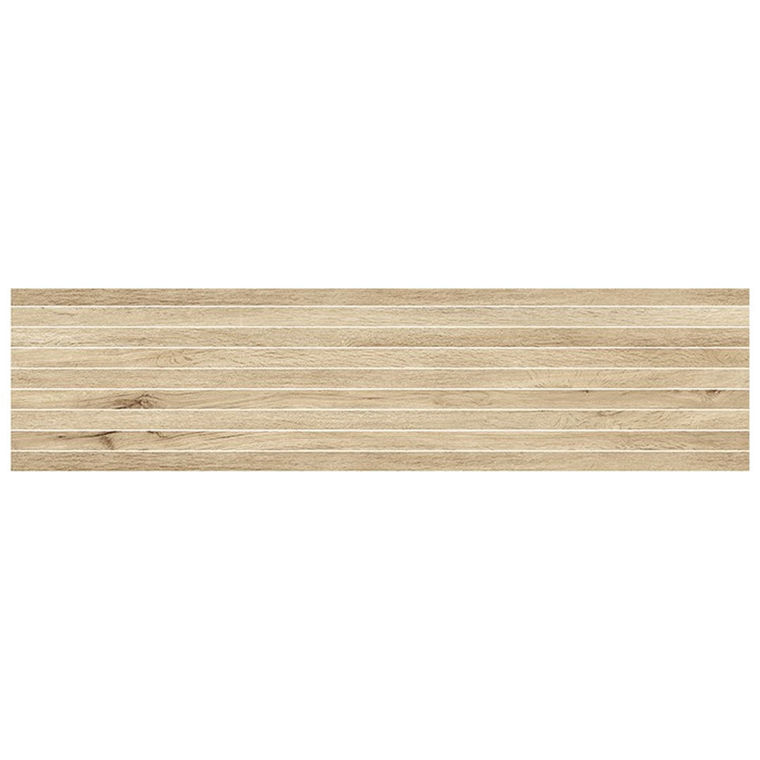 Keystone Firenze Teak 12" x 48" Porcelain Mosaic