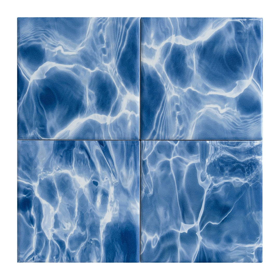 Keystone Acqua Deep 6" x 6" Porcelain Pool Tile