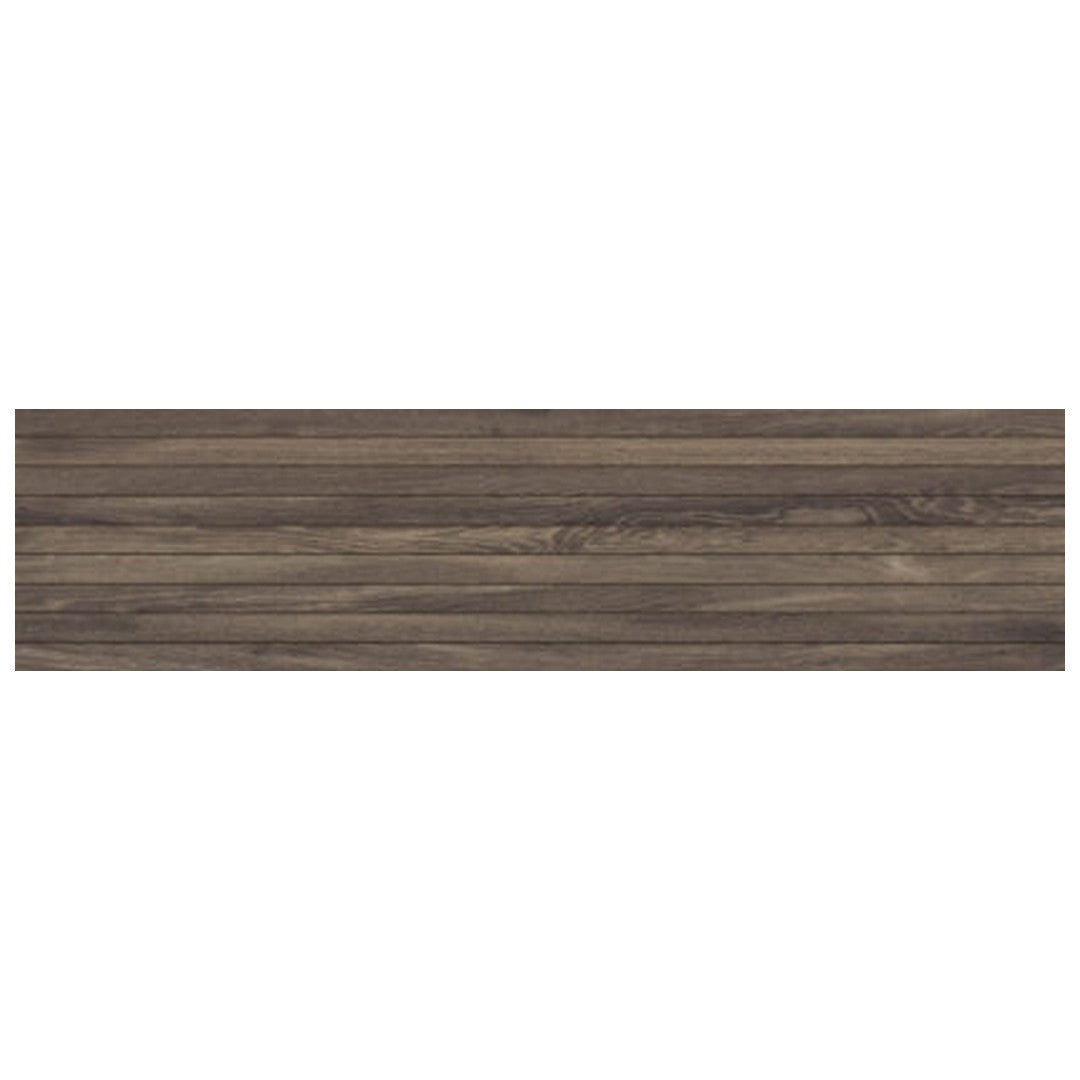 Keystone Skyline Teak 12" x 48" Porcelain Mosaic