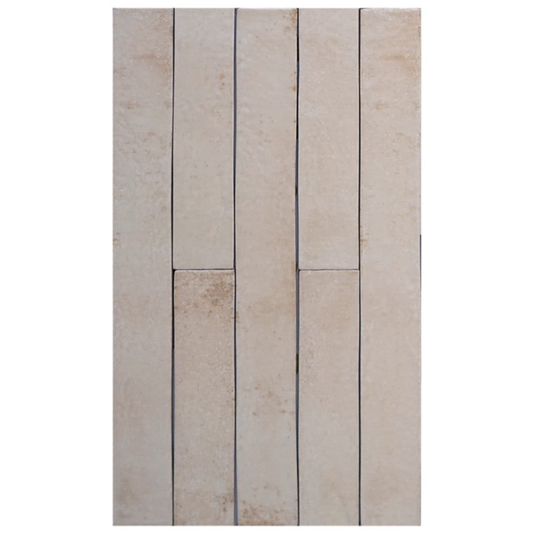 Keystone Holystone Teak 12" x 48" Porcelain Mosaic