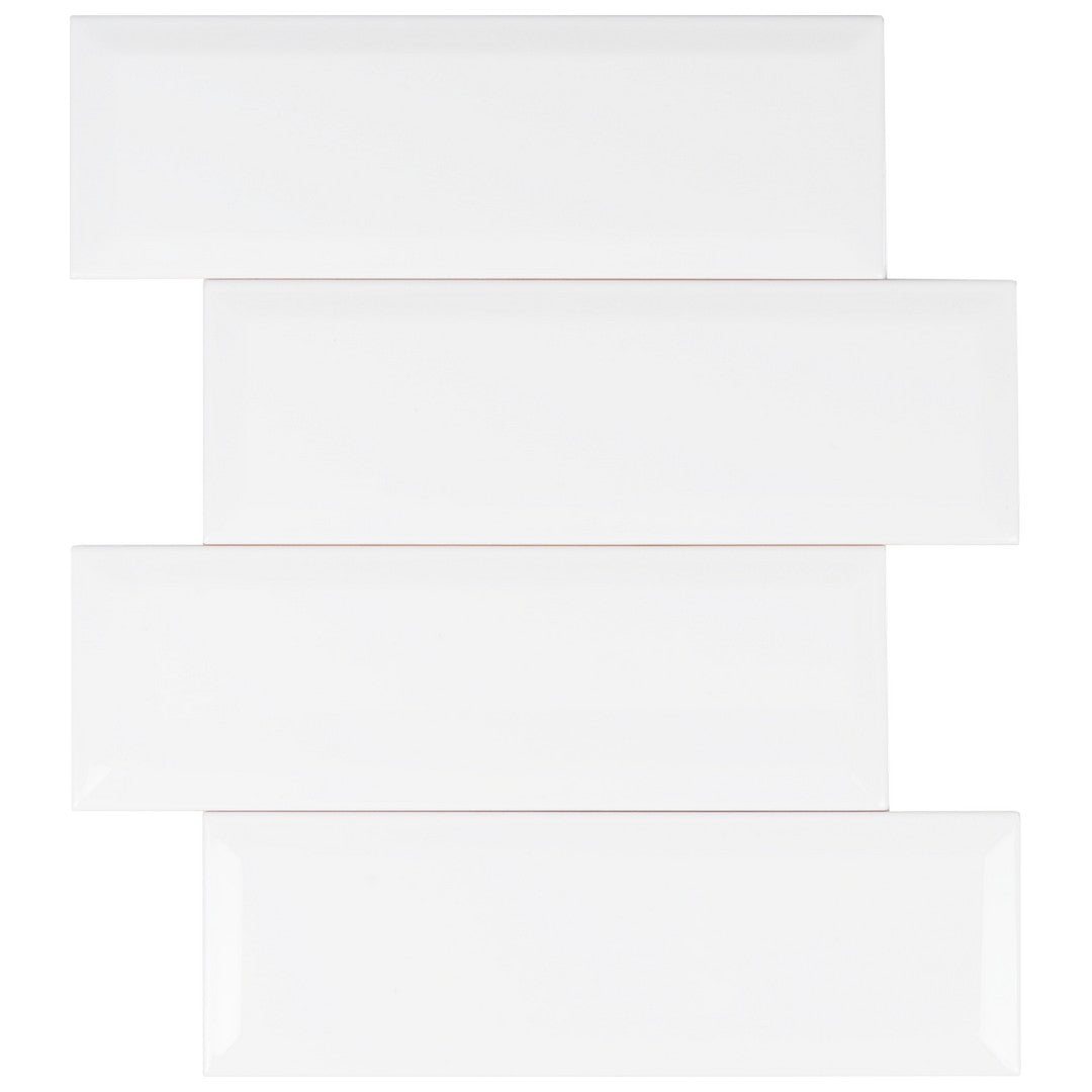 Keystone Silk 4" x 12" Polished Ceramic Wall Tile