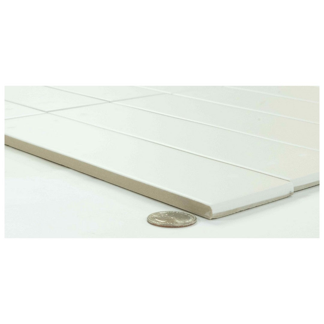 Keystone-Lingotti-2.5"-x-10"-Matte-Porcelain-Wall-Tile-Bianco