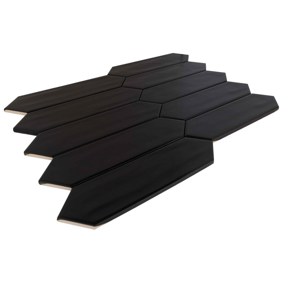 Keystone-Dart-3"-x-11"-Matte-Ceramic-Wall-Tile-Ink