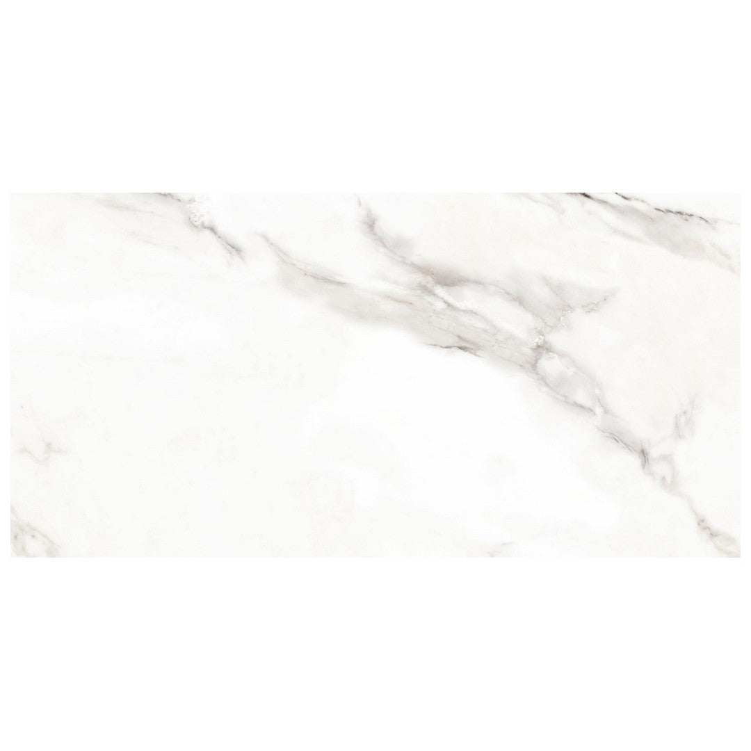 Keystone Calacatta 24" x 48" Polished Porcelain Floor Tile
