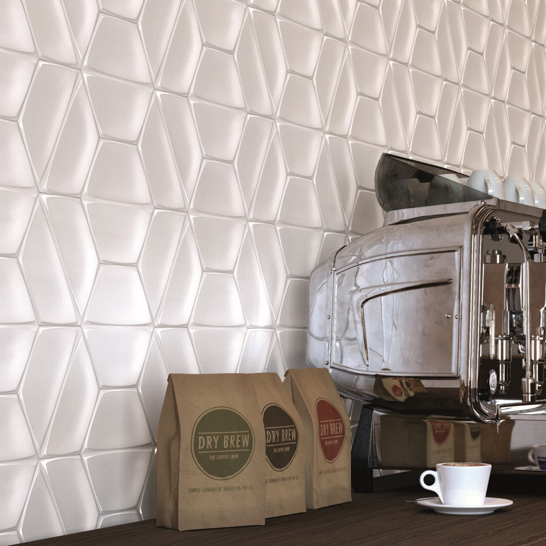 Keystone-Magnolia-7"-Glossy-Ceramic-Hexagon-Tile-Bright-White