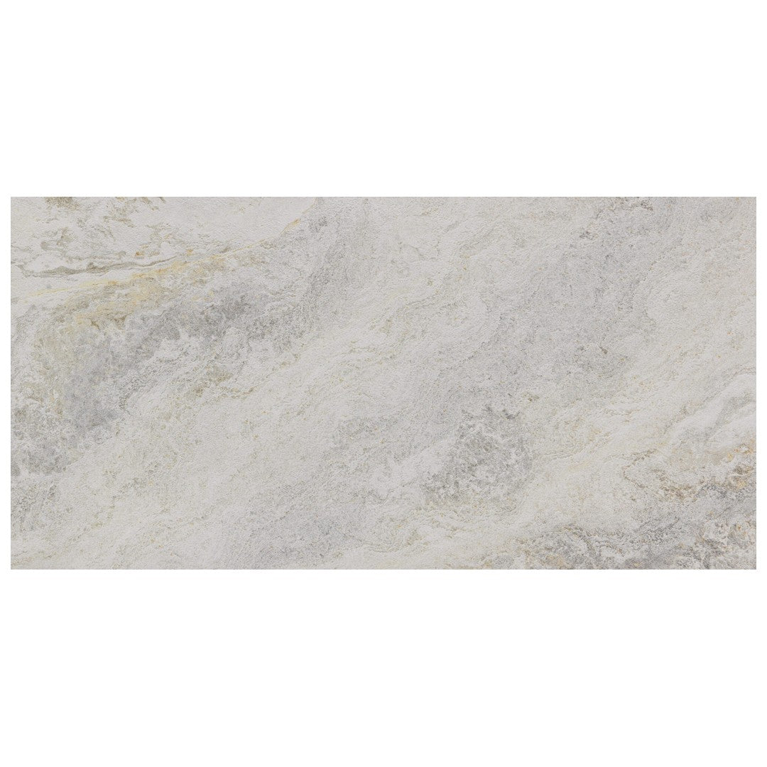 Keystone Silver Quartz 24" x 48" Matte Porcelain Floor Tile