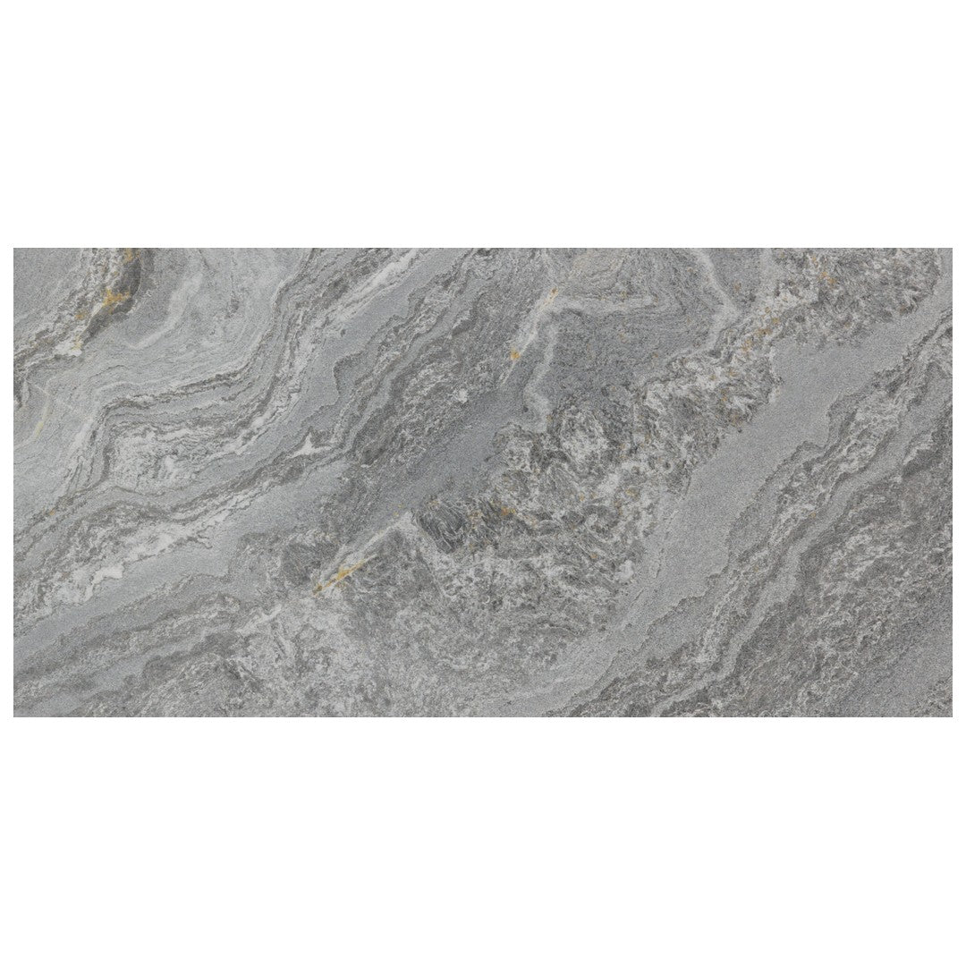 Keystone Silver Quartz 24" x 48" Matte Porcelain Floor Tile