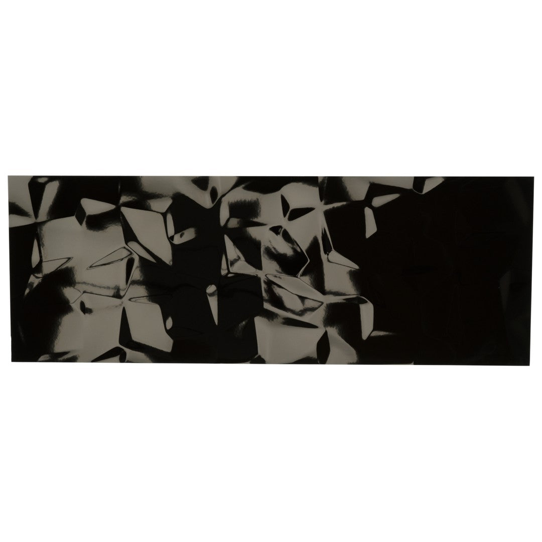 Keystone Cubic 12" x 36" Polished Ceramic Wall Tile