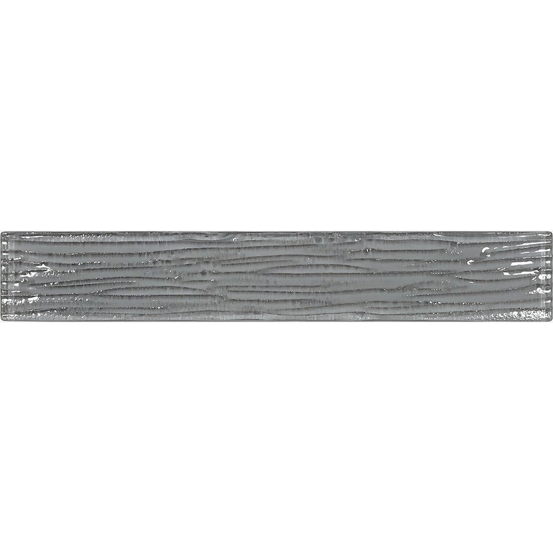 Tesoro Earth 2" x 12" Glossy Glass Bamboo Wall Tile