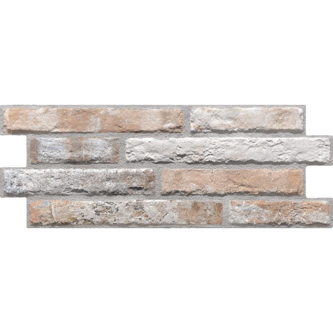 Tesoro Industrial 6.25" x 15.25" Interlocking Porcelain Tile