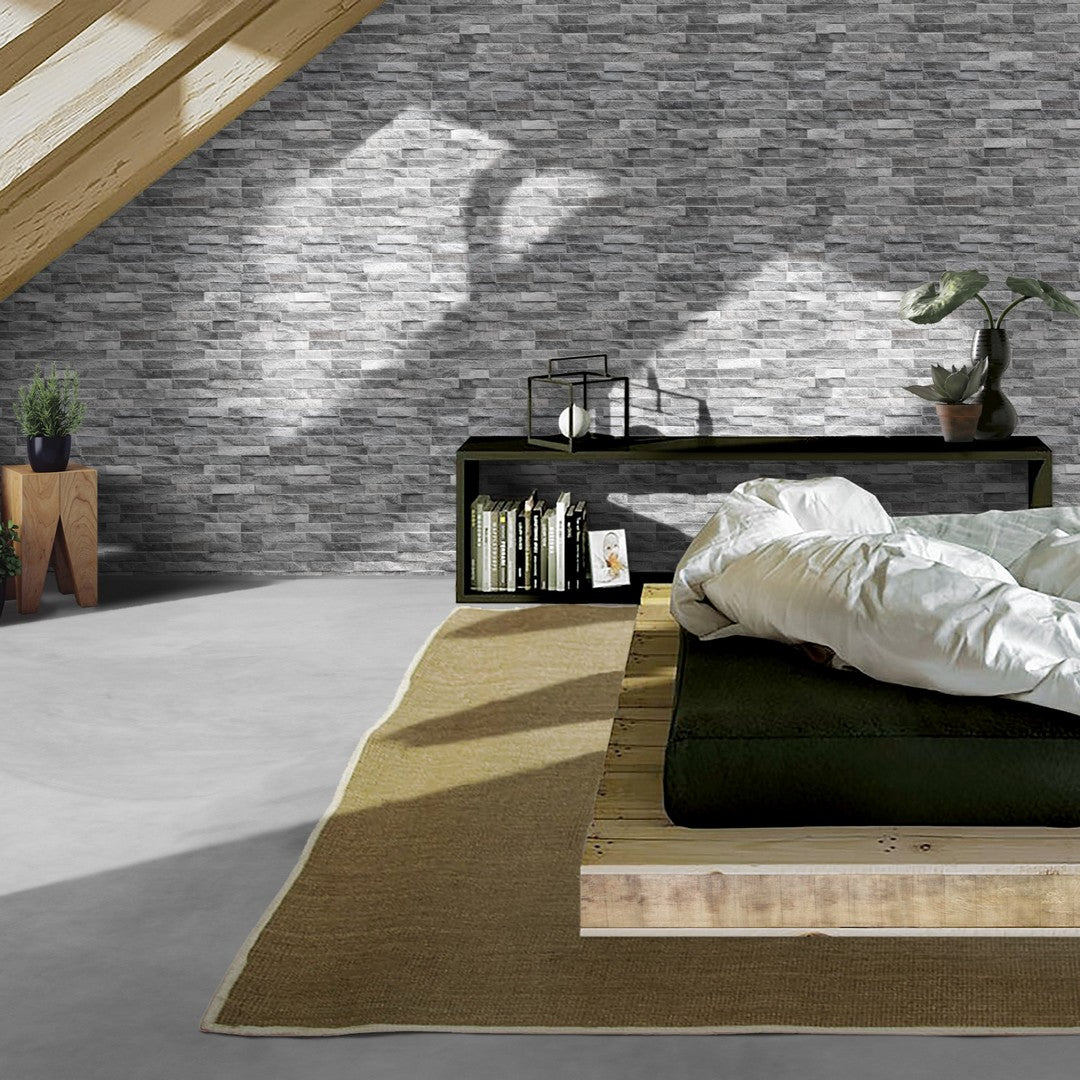 Tesoro-Rock-3-x-15-Pressed-Textured-Porcelain-Ledgerstone-Grey