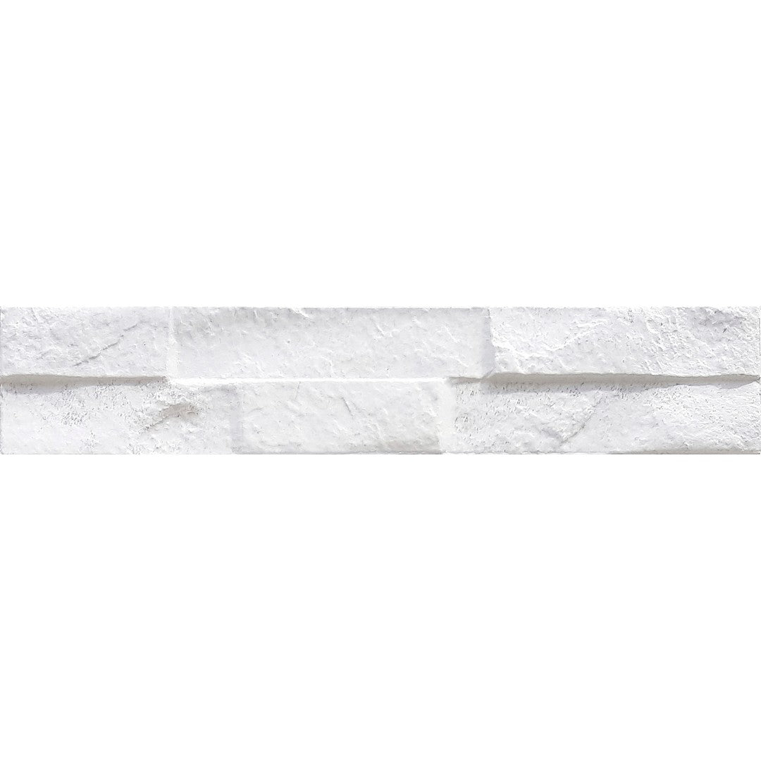 Tesoro Rock 3" x 15" Pressed Textured Porcelain Ledgerstone