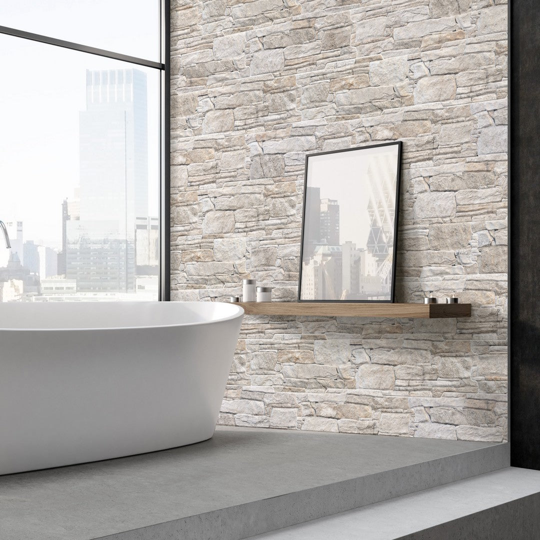 Tesoro-Vulcani-6.5-x-15.75-Pressed-Matte-Porcelain-Ledgerstone-Avorio