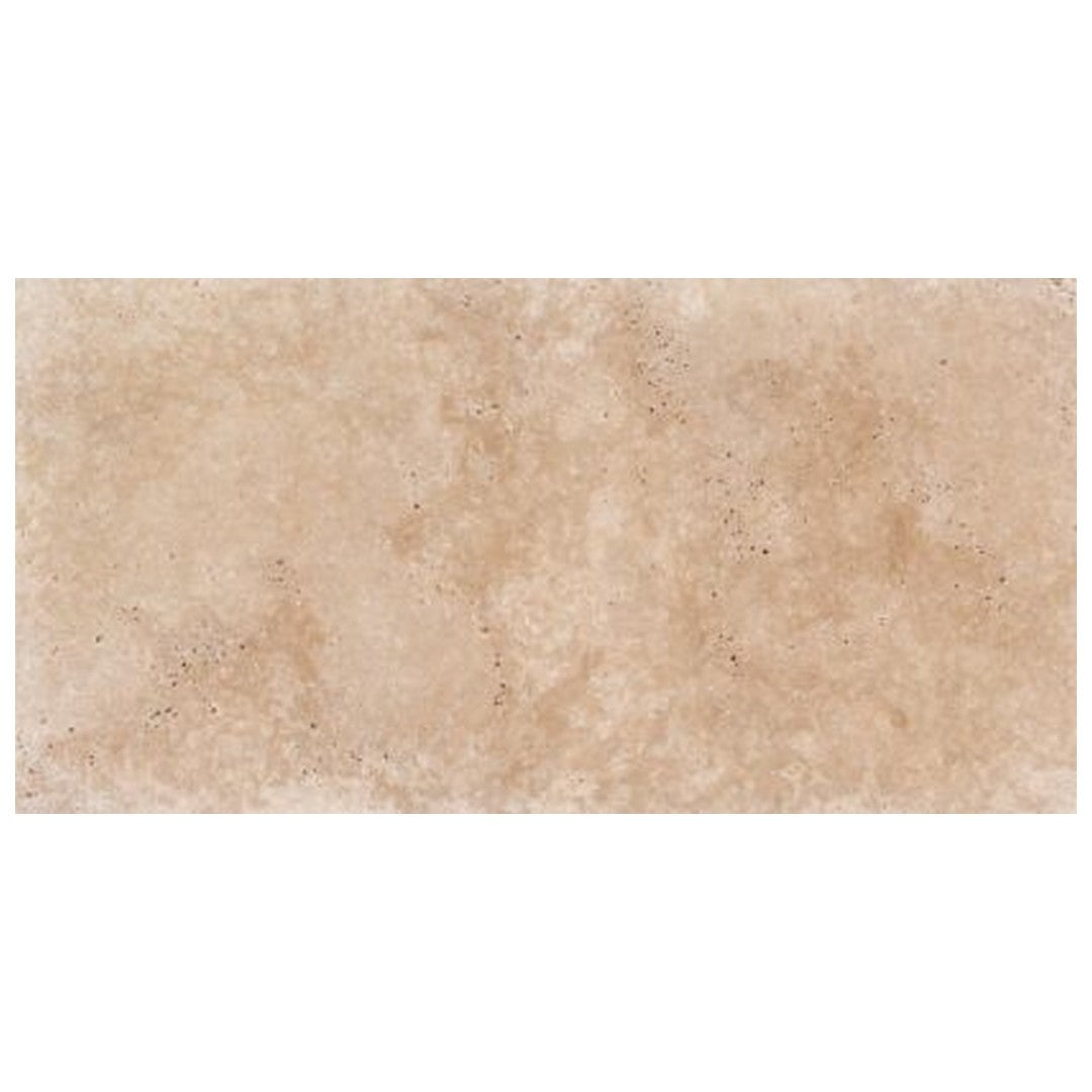 Keystone Ivory Light 12" x 24" Tumbled Travertine Paver