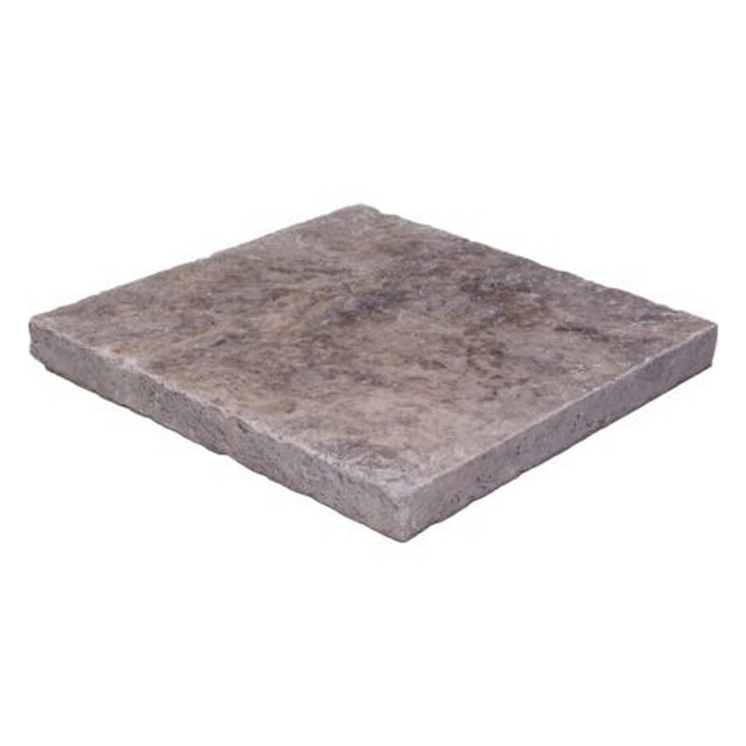 Keystone-Nordic-Silver-16"-x-16"-Tumbled-Travertine-Paver-Nordic-Silver