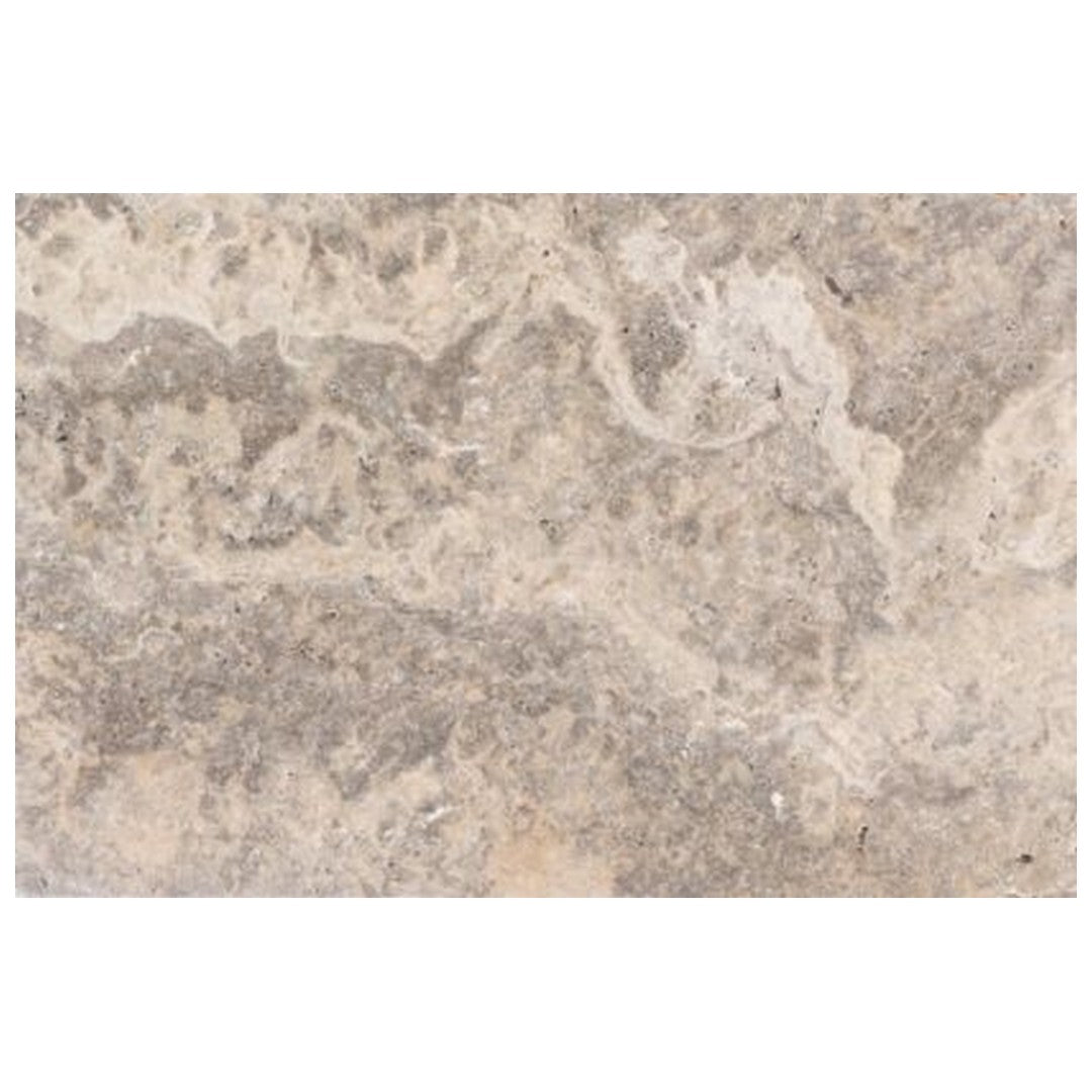 Keystone Nordic Silver 16" x 24" Tumbled Travertine Paver