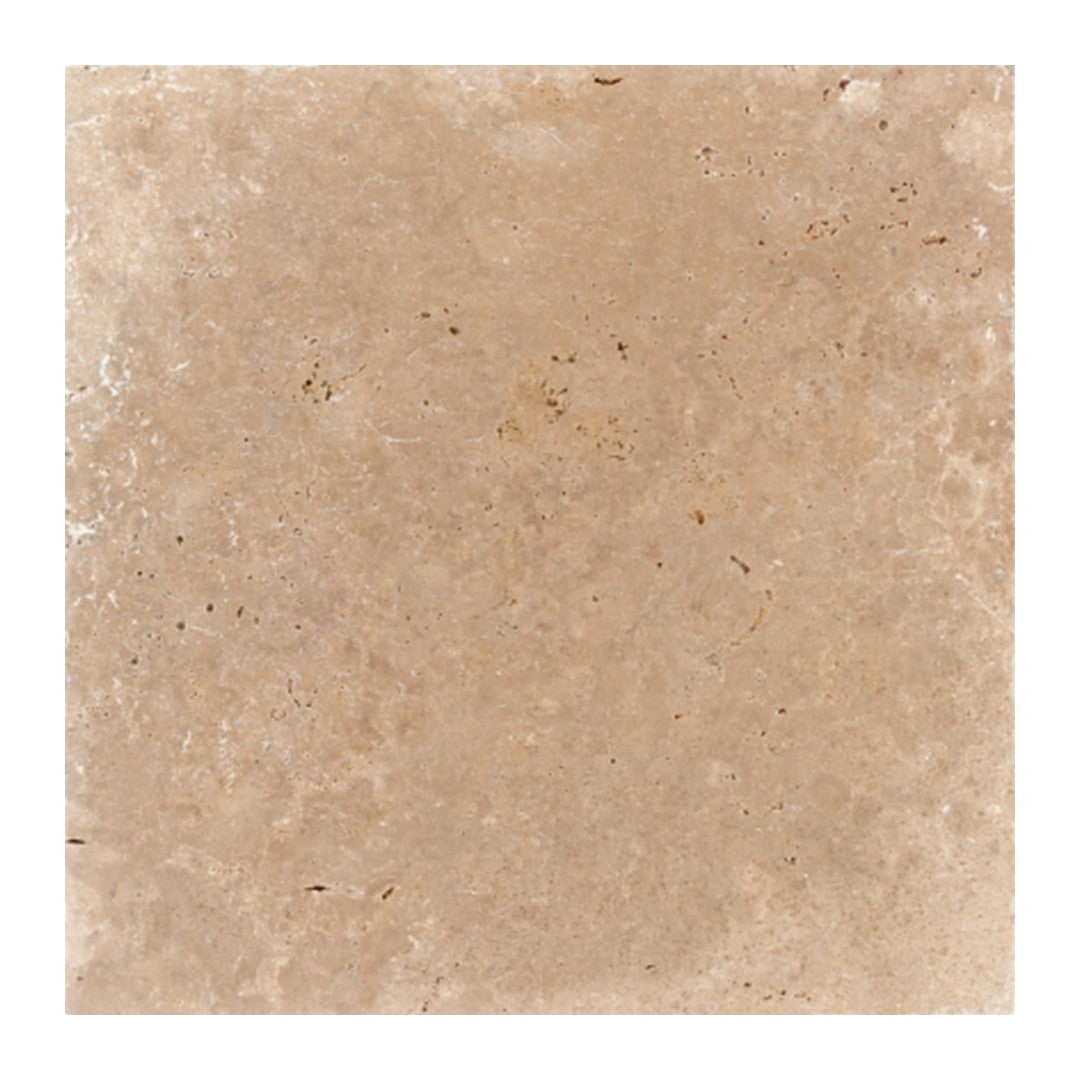 Keystone Ivory Light 24" x 24" Tumbled Travertine Paver