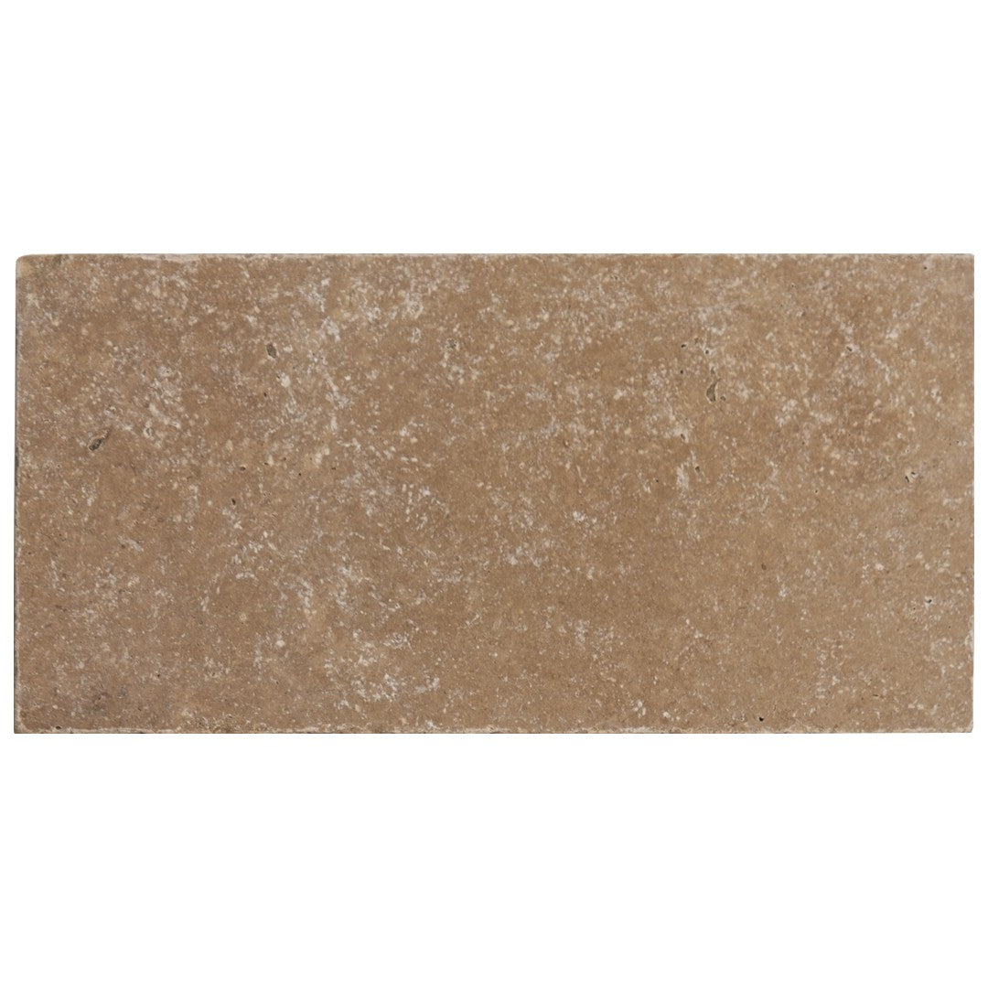 Keystone-American-Chestnut-6"-x-12"-Tumbled-Travertine-Paver-American-Chestnut
