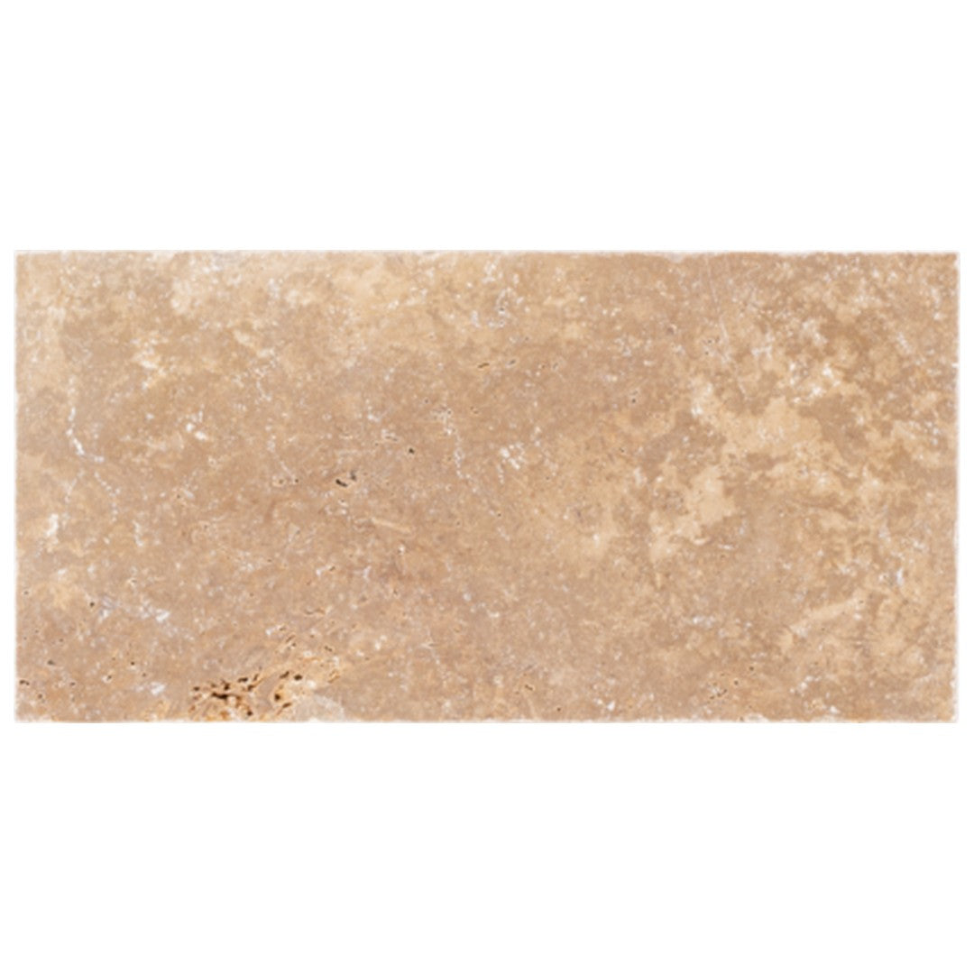 Keystone American Chestnut 6" x 12" Tumbled Travertine Paver