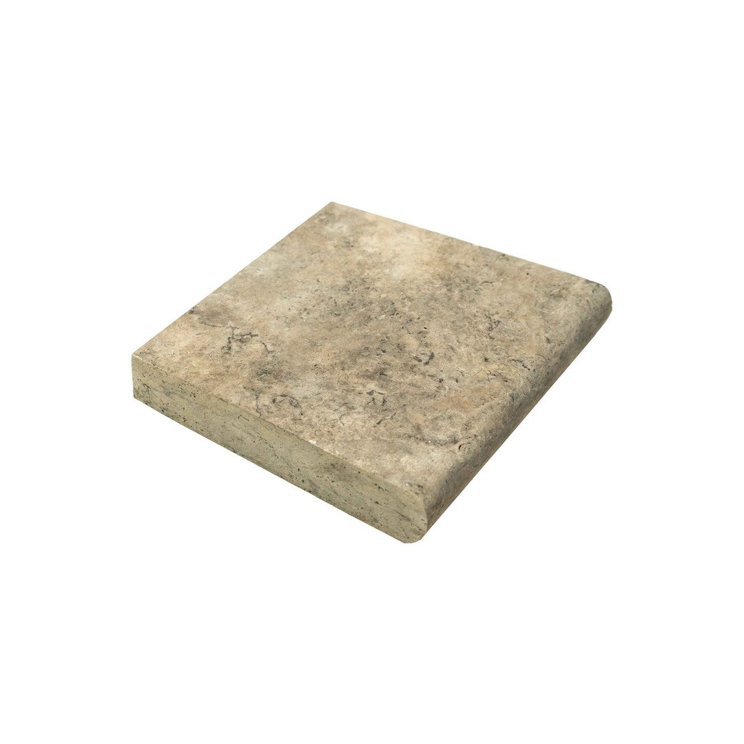 Keystone Nordic Silver 12" x 12" Travertine 5cm Bullnose Coping