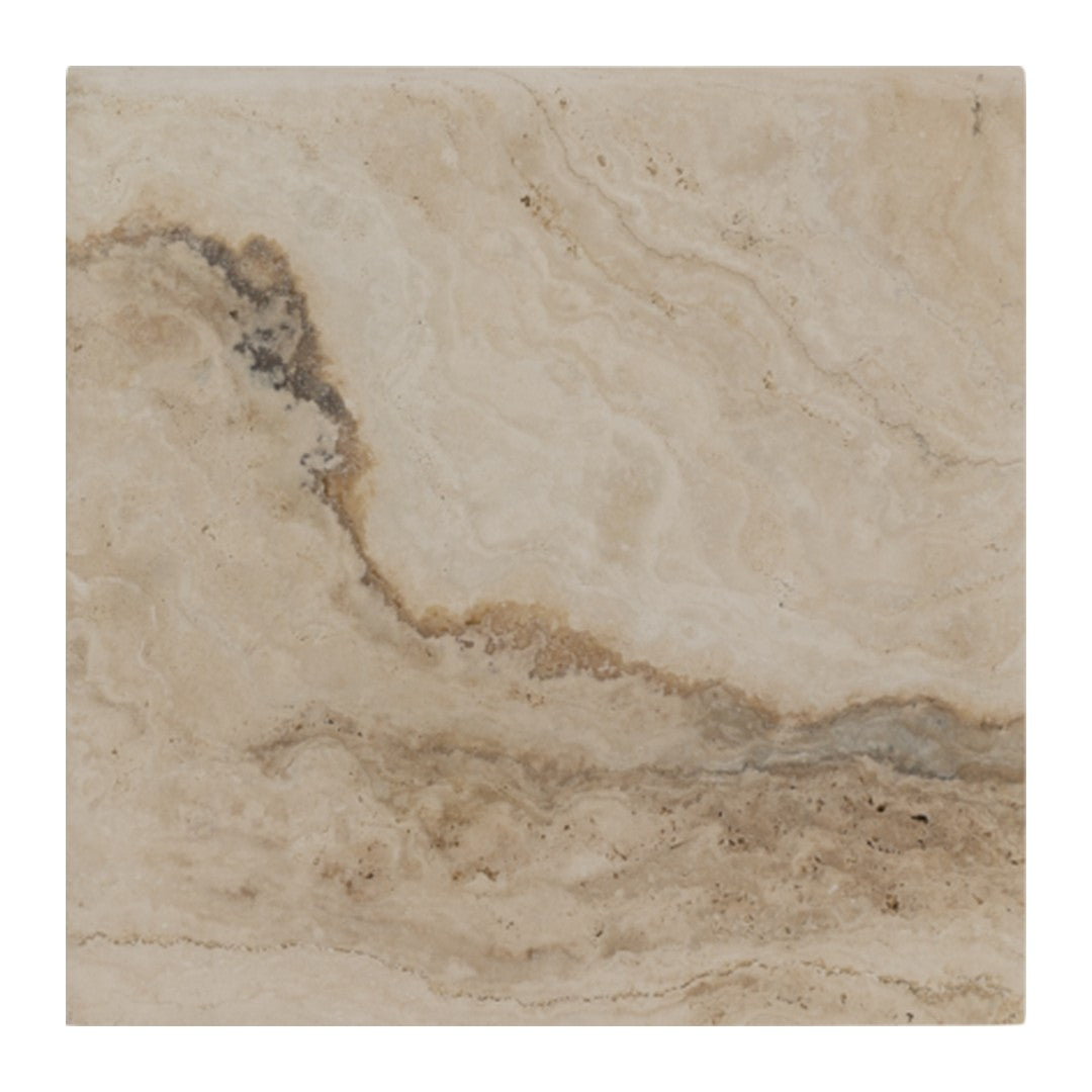 Keystone Tiramisu 12" x 12" Travertine Bullnose Coping