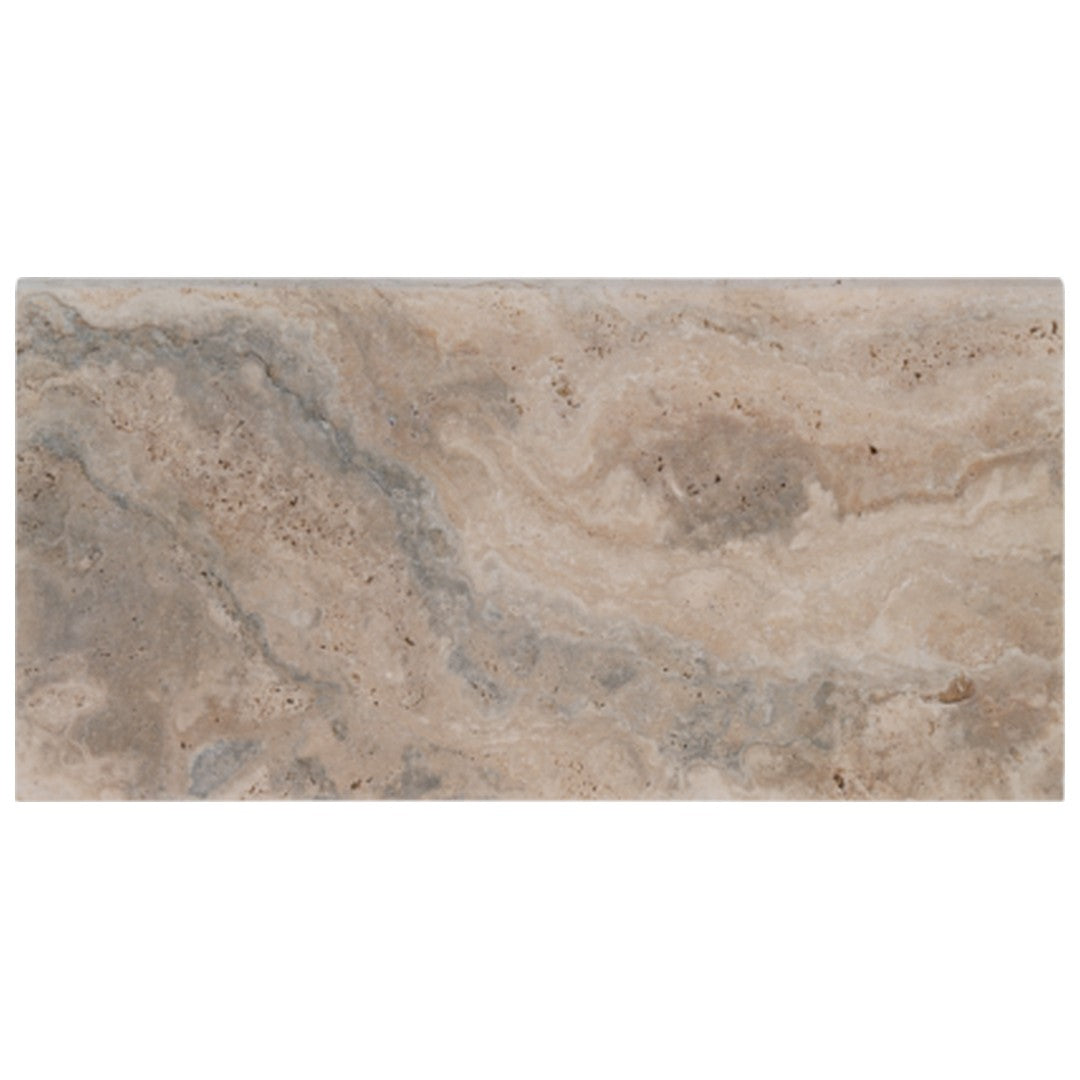 Keystone Tiramisu 12" x 24" Travertine Bullnose Coping