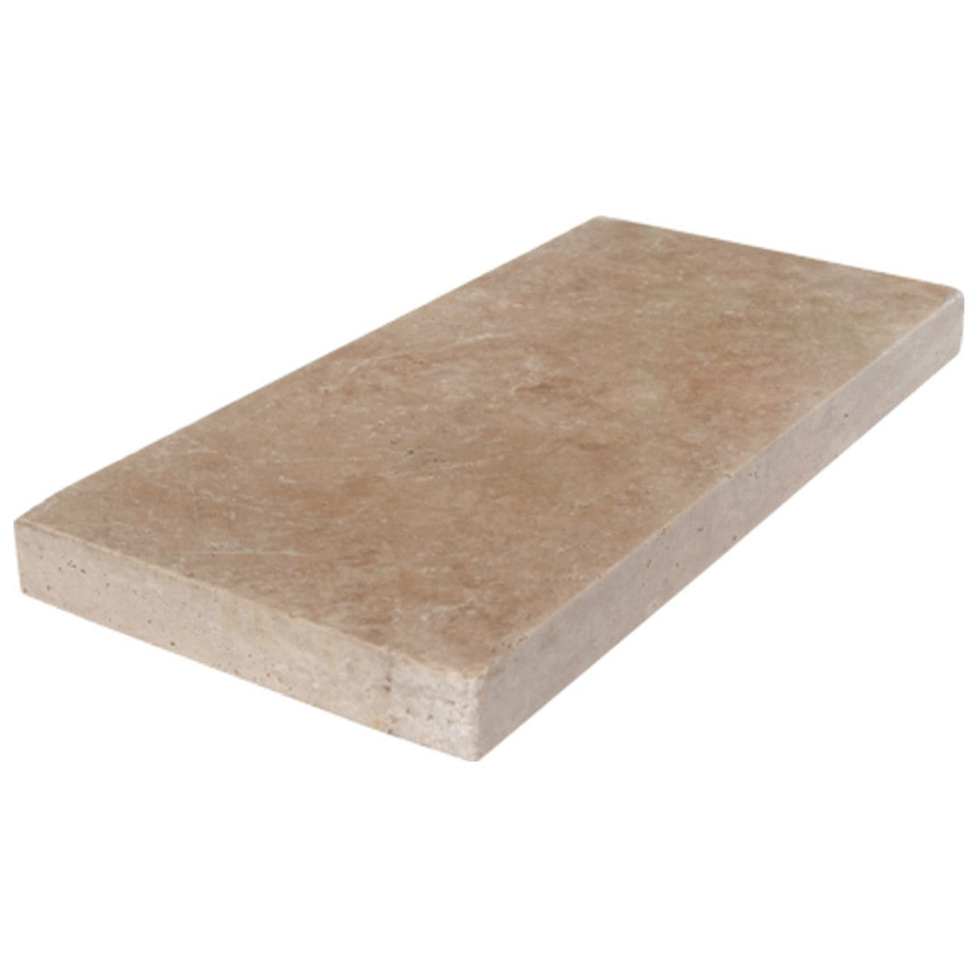 Keystone Ivory Light 12" x 24" Tumbled Travertine 5cm Paver