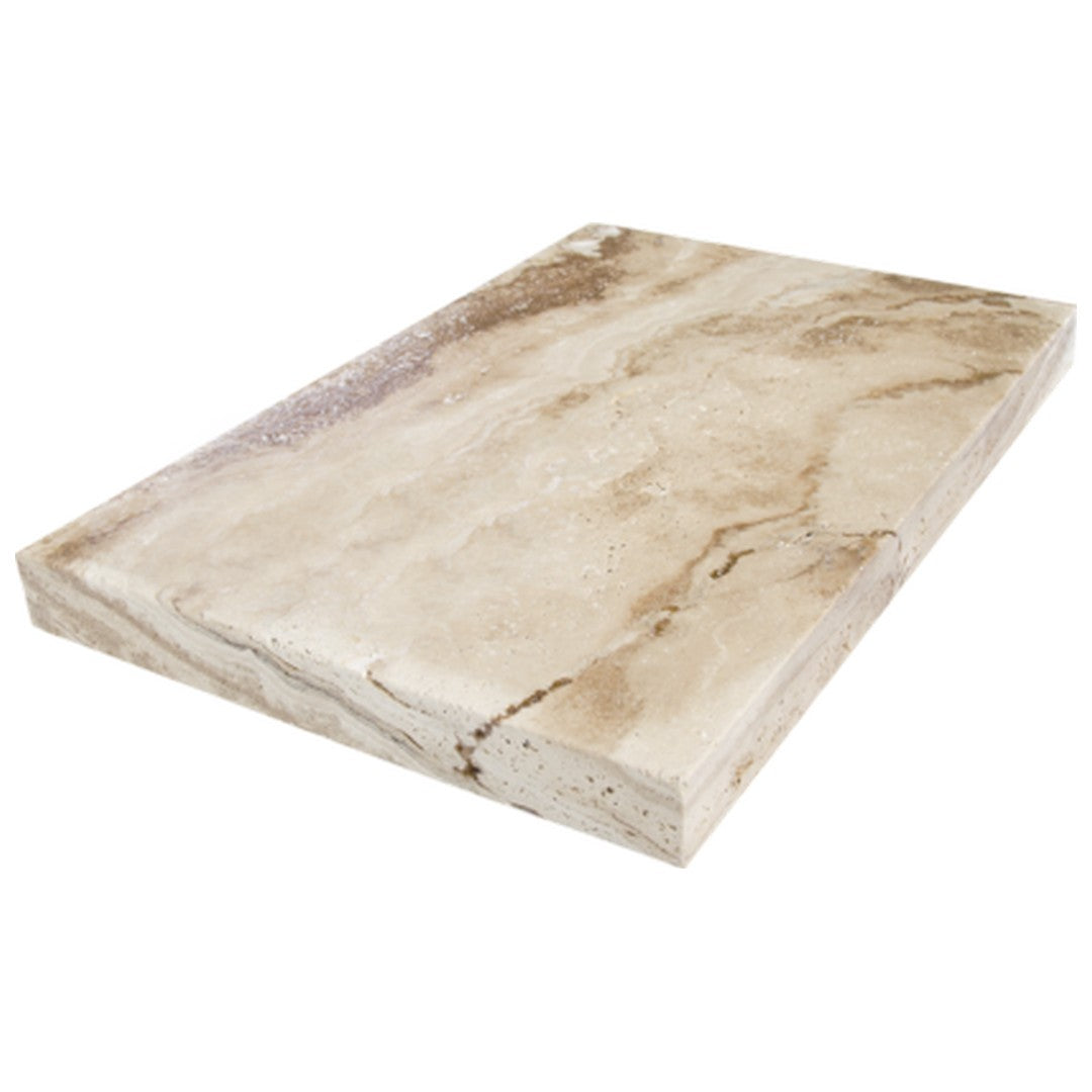 Keystone-Tiramisu-16"-x-24"-Tumbled-Travertine-5cm-Paver-Tiramisu