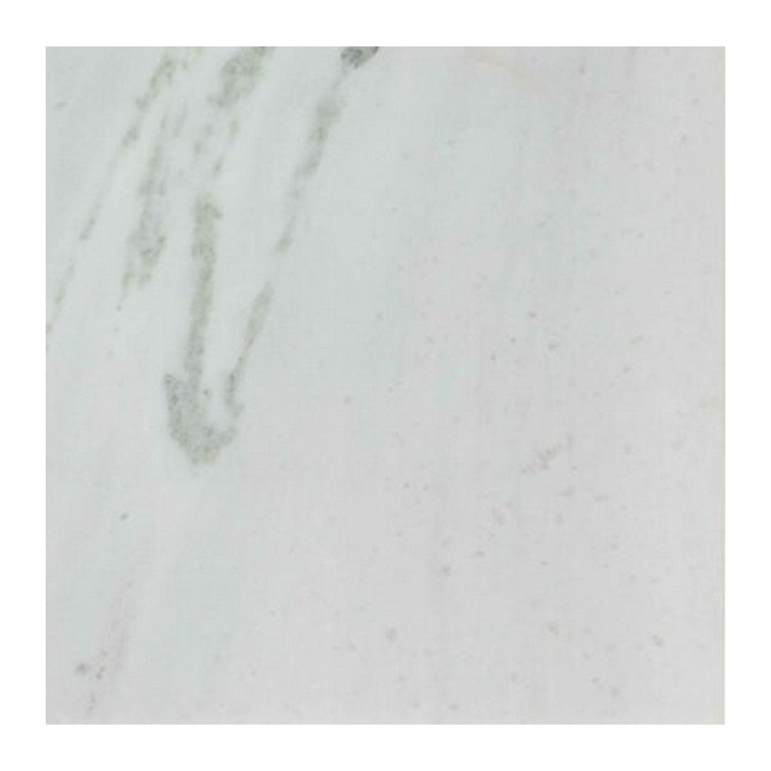 Keystone Snow White 12" x 12" Polished Marble Tile