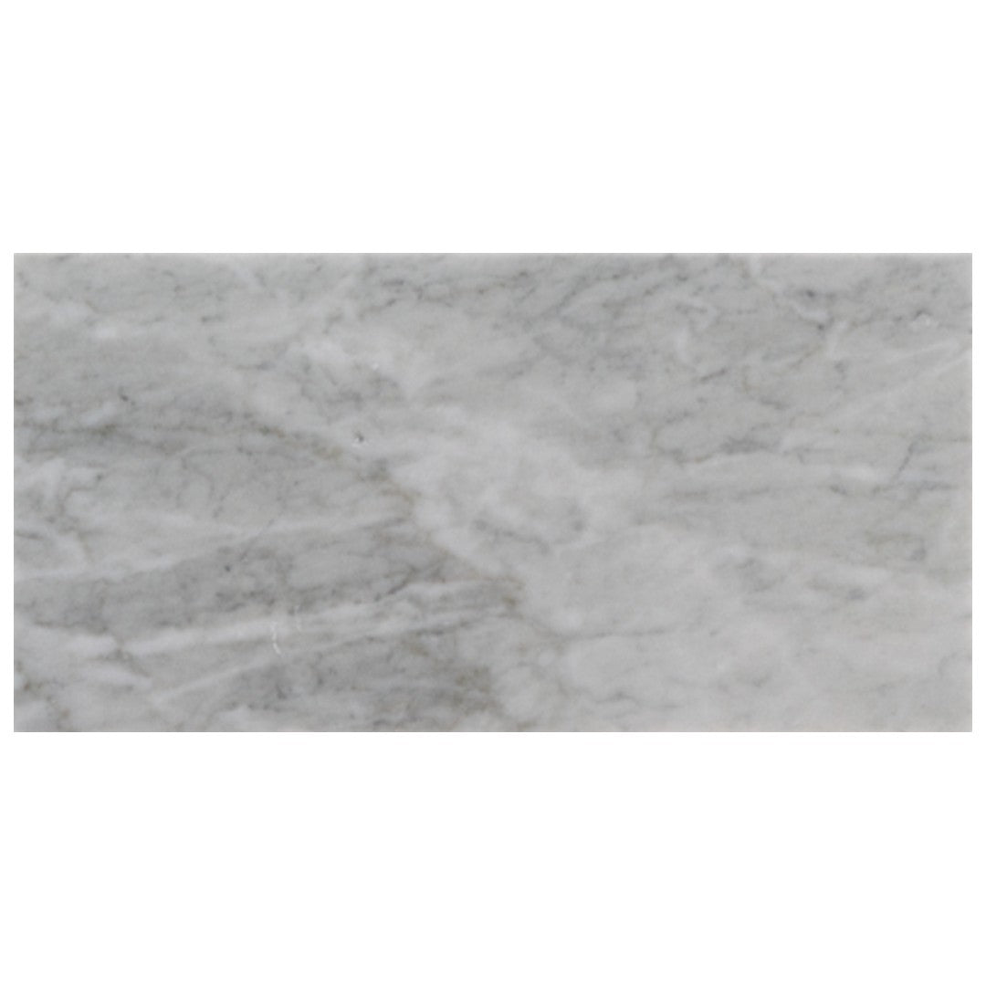 Keystone Carrara 12" x 24" Polished Marble Tile