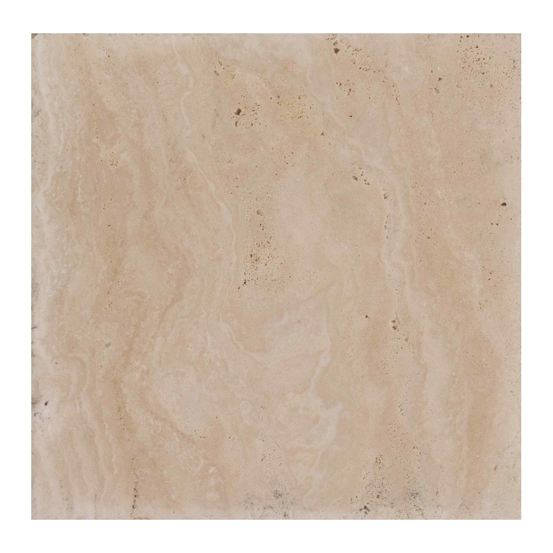 Keystone Tiramisu 16" x 16" Chiseled Brushed Travertine Tile