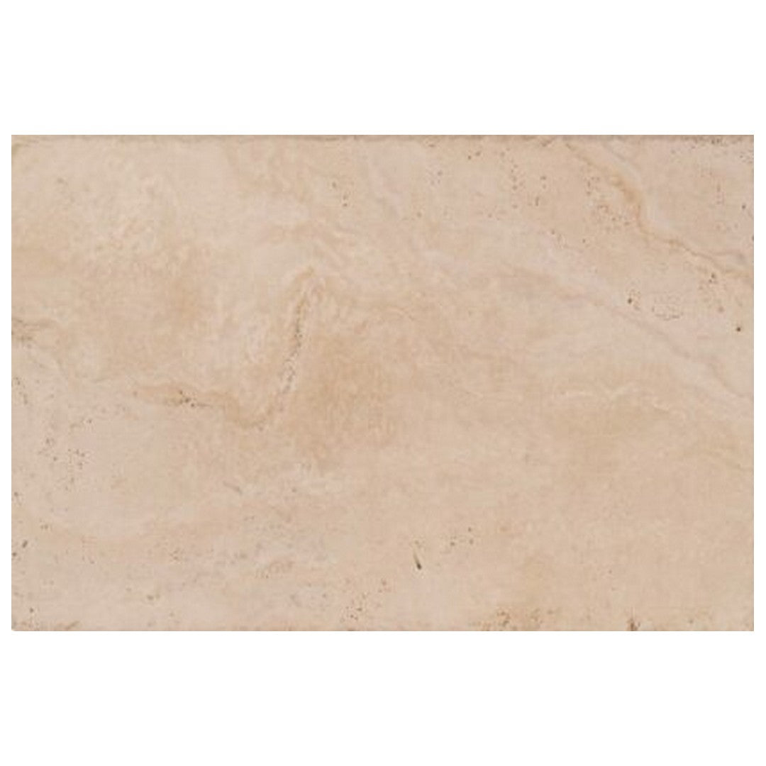 Keystone Tiramisu 16" x 24" Chiseled Brushed Travertine Tile