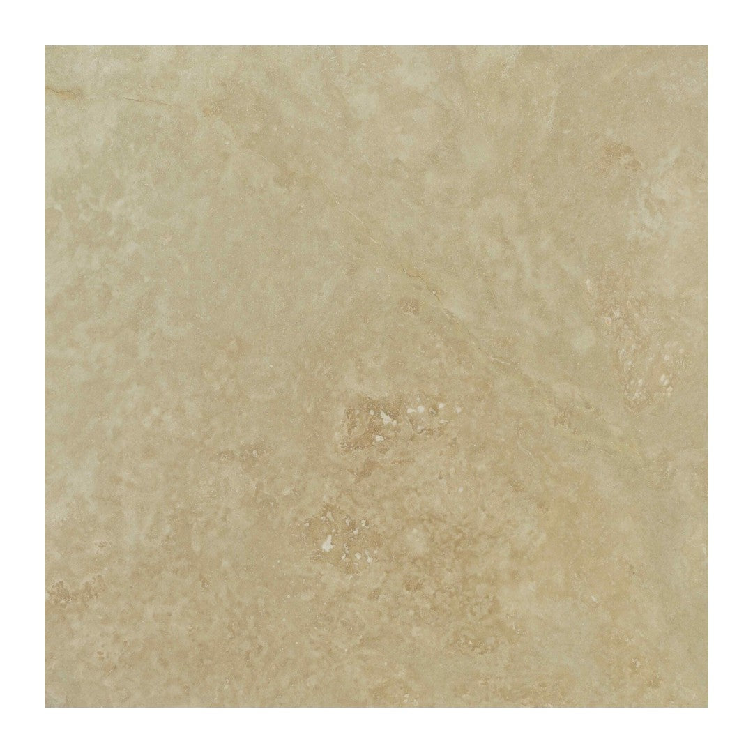 Keystone Ivory Light 18" x 18" Honed Travertine Filled Tile